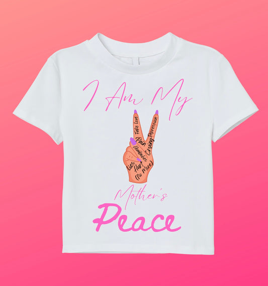 I AM MY MOTHERS PEACE PLUS SIZE TEE