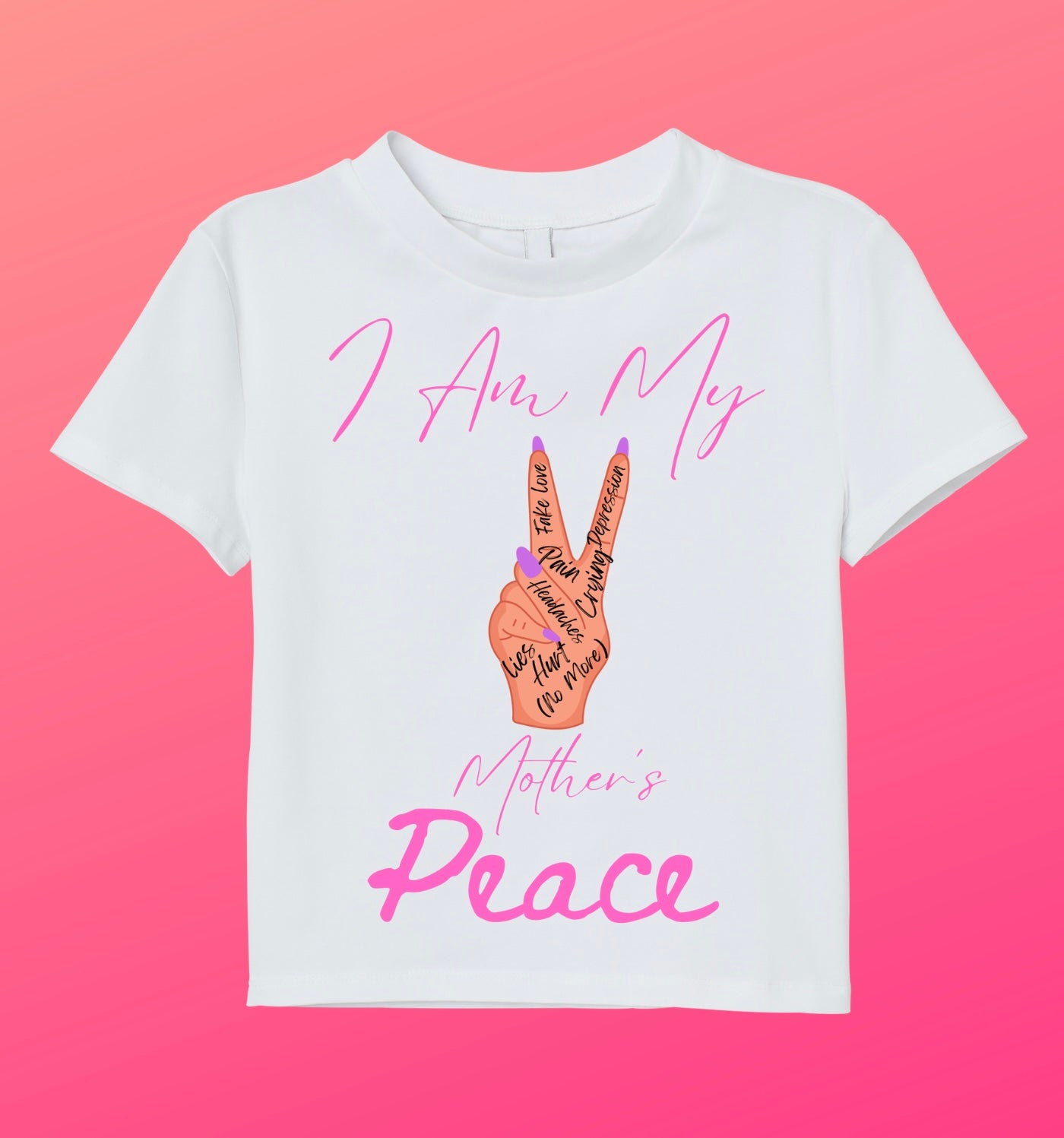 I AM MY MOTHERS PEACE TEE