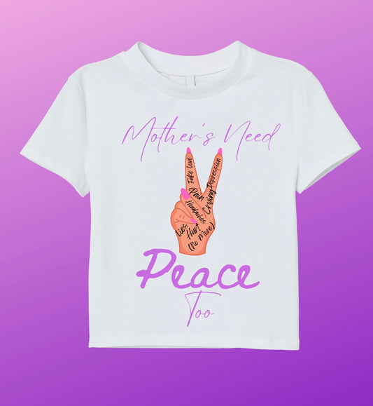 I AM MY MOTHERS PEACE PLUS SIZE TEE